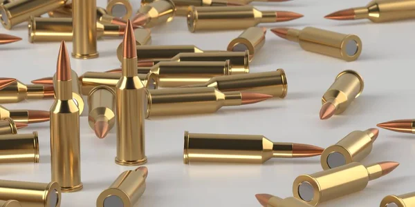 Vapen Kulor Ammunition Bakgrund Militär Teknologi Banderoll Konvertering — Stockfoto