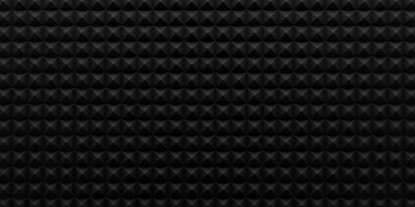 Geometrische Schallschutzwand Aus Schaumstoff Texturierter Hintergrund Darstellung — Stockfoto