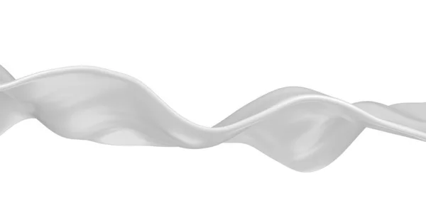 Leite Branco Creme Iogurte Líquido Abstrato Renderização — Fotografia de Stock