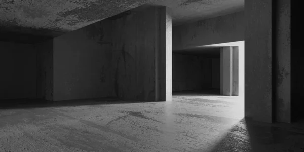 Abstrakt Inredningsrum Betong Arkitektonisk Bakgrund Konvertering — Stockfoto