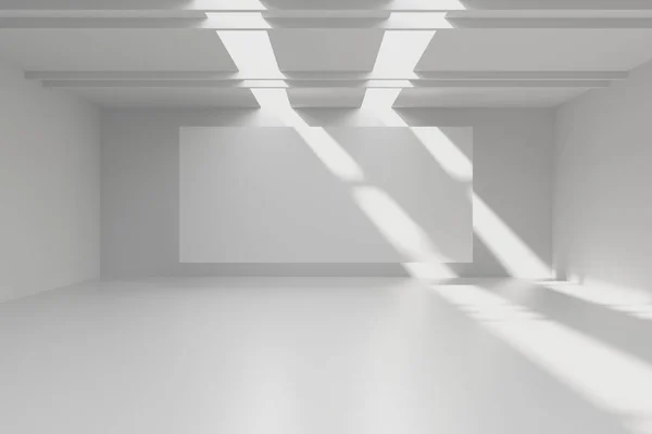 Een Lege Kamer Abstract Futuristisch Interieur Illustratie Van Render — Stockfoto