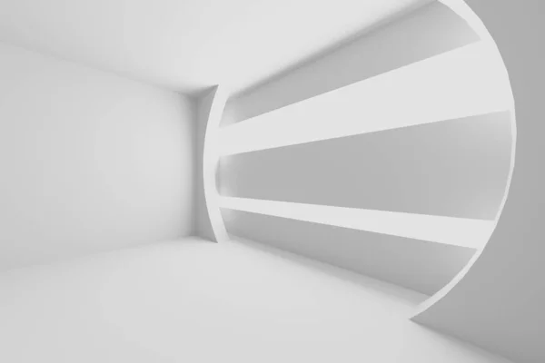 ミニマルな部屋空間 白いきれいな空のアーキテクチャのインテリア 3Dレンダリング — ストック写真