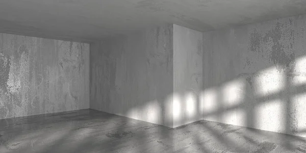 摘要室内设计混凝土空间 建筑背景 3D渲染 — 图库照片
