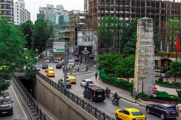 Turquie Istanbul Juin 2022 Istanbul Street Road Traffic Vue Sur — Photo