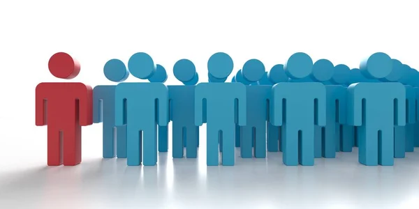 Publieke Bedrijfsorganisatie Leiderschap Teamwork Concept Weergave — Stockfoto