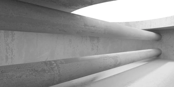 Abstrakti Tyhjä Moderni Sisustus Betoniseinät Arkkitehtoninen Tausta Renderointi — kuvapankkivalokuva