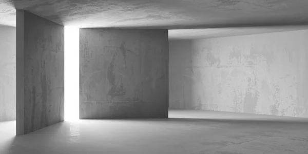 要約アーキテクチャ内部の背景 近代的なコンクリートの部屋 3Dレンダリング — ストック写真