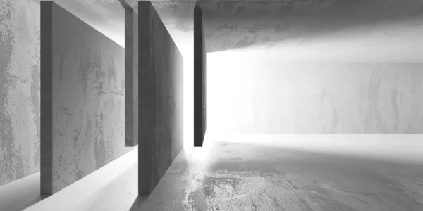 Fondo Interior Arquitectura Abstracta Sala Hormigón Moderno Renderizado —  Fotos de Stock