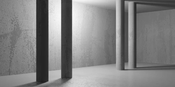 Fondo Interior Arquitectura Abstracta Sala Hormigón Moderno Renderizado —  Fotos de Stock