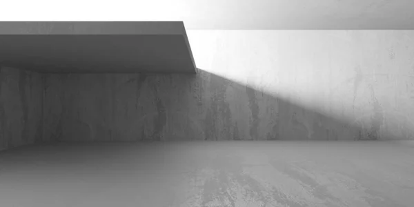 Абстрактный Пустой Современный Интерьер Бетонные Стены Архитектурный Фон Рендеринг — стоковое фото