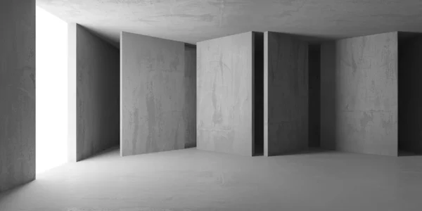 Fondo Interior Arquitectura Abstracta Sala Hormigón Moderno Renderizado — Foto de Stock