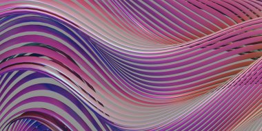 Fütürist Eğri Soyut arkaplan. Eğri Dinamik Sıvı Duvar Kağıdı. 3d oluşturma