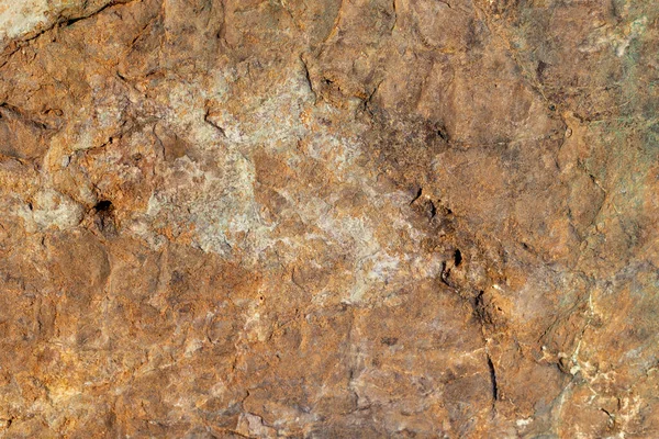 Textura Rocha Rachada Superfície Pedra Com Tom Castanho Natureza Fundo — Fotografia de Stock