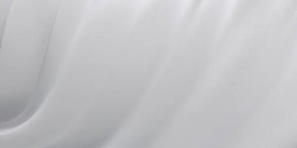 Белая Шелковая Текстура Ткань Фона Рендеринг — стоковое фото