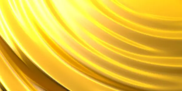 Gold Yellow Luxury Fabric Background Web Banner Rendering — Stock Photo, Image