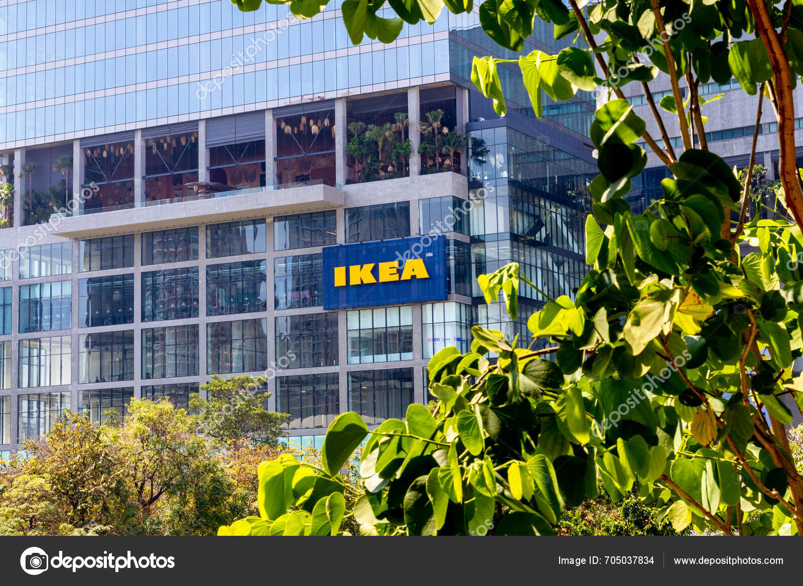 Bangkok Thailand February 2024 Logo Ikea Furniture St vrogue.co