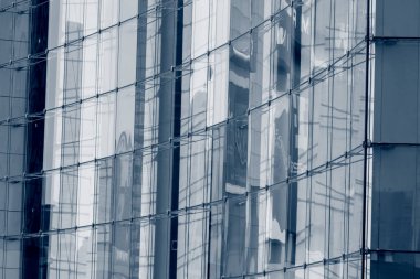 Soyut arka plan mimarisi. Modern mimari tasarım. Şehir binası cephesi