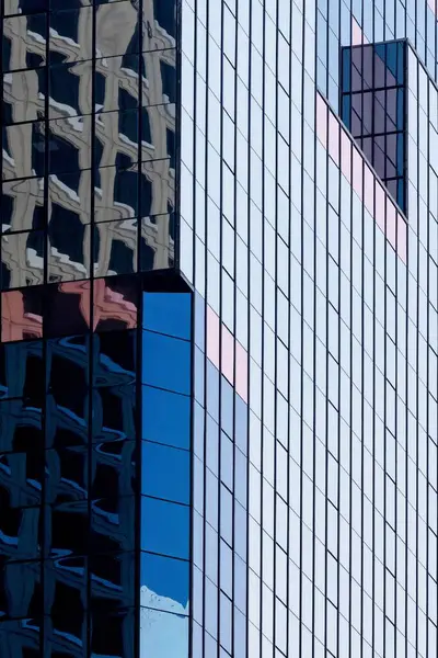 Abstrakte Hintergrundarchitektur Modernes Architektonisches Design Häuserfassade — Stockfoto