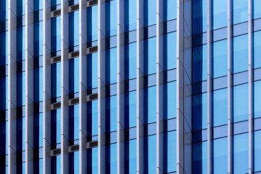 Modern bina cephesi. İş endüstriyel geçmişi. Çağdaş ticari tarz