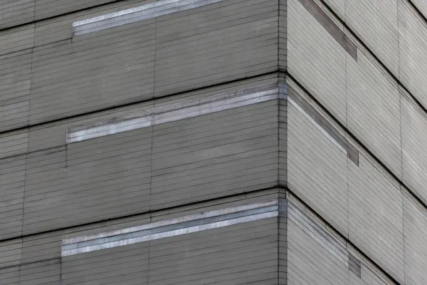 Moderne Hausfassade Industrieller Hintergrund Zeitgemäßer Kommerzieller Stil — Stockfoto