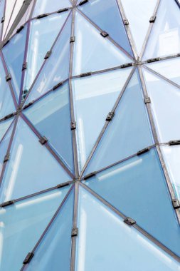 Modern binanın mimari ayrıntıları. İş konsepti. Modern mimari tasarım ayrıntıları