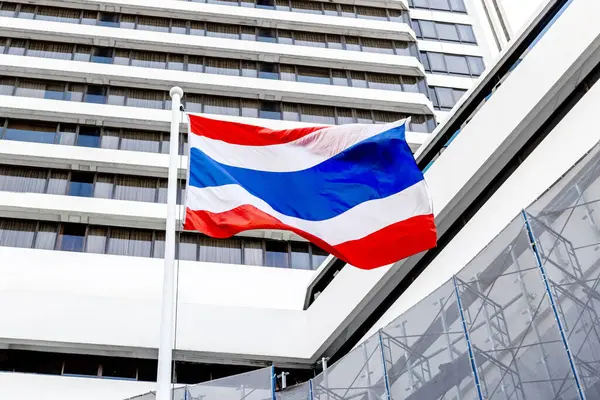 Thailand Flag. National flag of Thailand waving on a wind. Dynamic fluttering