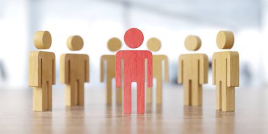 Kalabalıktan ve farklı yaratıcı fikir kavramlarından uzak dur. İstisnai olmak, benzersizlik ve farklı olmak. 3d oluşturma