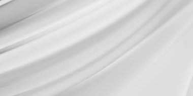 Soyut beyaz desenli dalga dokusu. Soyut sıvı minimalist tasarım. 3d oluşturma