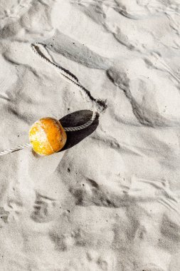 Güzel kumsal kum dokusu. Tatil arkaplanı