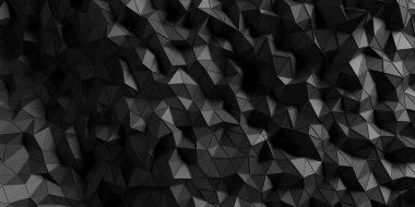 Modern tasarım için soyut geometrik düşük polyester yüzey modeli. 3d hazırlayıcı.