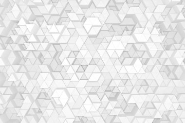 Soyut beyaz arkaplan. Gelecekçi minimalizm tasarımı. 3d oluşturma