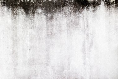 Siyah ve beyaz gradyanı olan desenli grunge duvar yüzeyi.