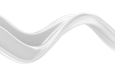 Modern iç mimari ve iç mimari için soyut beyaz dalga desen tasarımı. 3d hazırlayıcı..