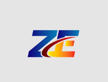 Ze logo vektör tasarımı