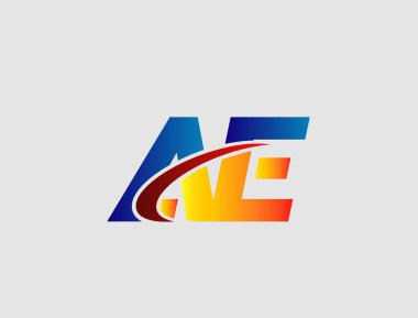 Ae logo vektör tasarımı
