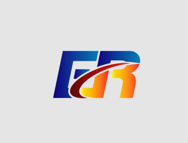 ER Logo vektör tasarımı