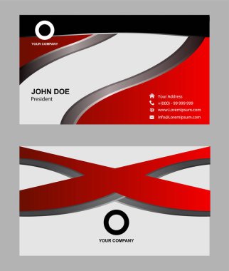 Yaratıcı kartvizit ayarlamak veya dikey tasarım kartvizit ayarla