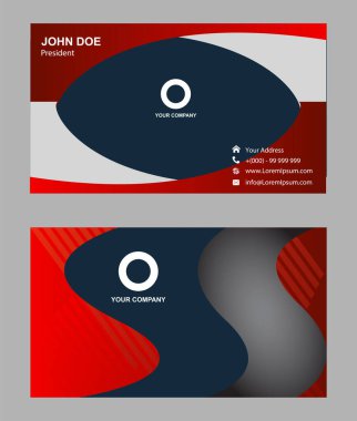 Yaratıcı kartvizitler için şablonlar. Tasarım için elementler