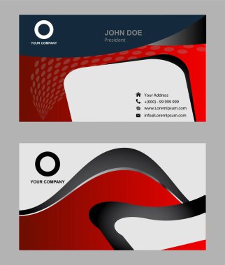 Vektör soyut yaratıcı kartvizitler