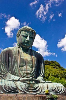 Japonya 'daki kamakura' da büyük Buda heykeli.