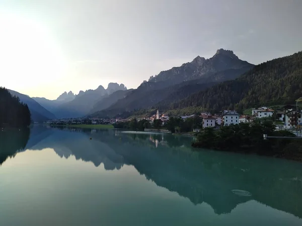 a beautiful shot of lake in tirol italy