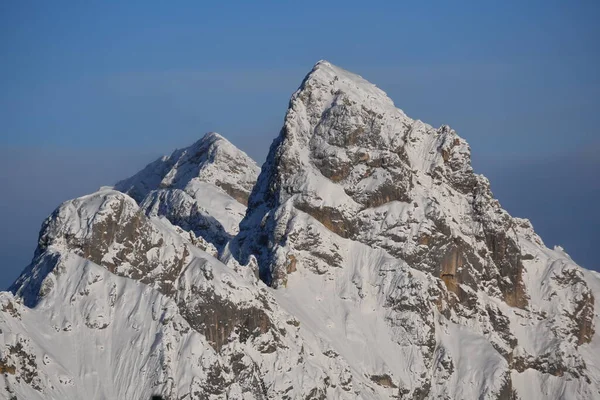 beautiful view of the mountains. zugspitze. bavaria.germany