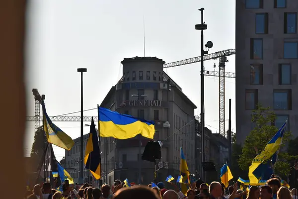 Kiev - Ukrayna - 11 Haziran, 2016: Bağımsızlık Günü. ukraine.