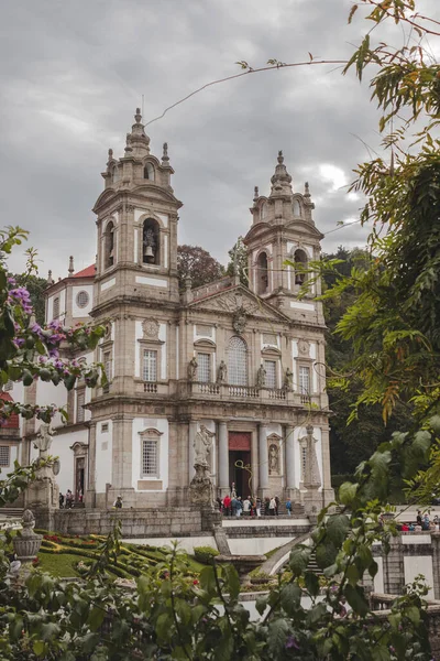 Portekiz, Braga 'daki Bom Jesus Sığınağı' nın Güzel Manzarası