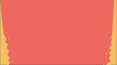 Renkli karikatür sıvı mürekkep dalgası animasyonu. Görüntü geçişi için sıvı hareketli sıçramalar.