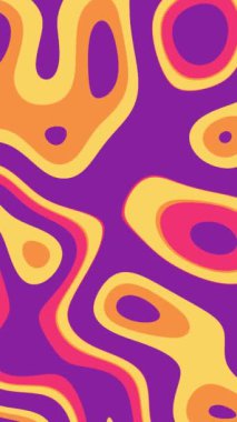 Soyut renksiz psikedelik sıvı akış animasyon arkaplanı