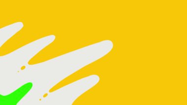 Yeşil ekranda soyut sıvı animasyonu. Kusursuz el çizimi sıvı geçiş animasyonu.