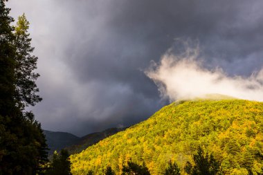 Sonbahar Ordesa ve Monte Perdido Ulusal Parkı, İspanya