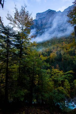 Sonbahar Ordesa ve Monte Perdido Ulusal Parkı, İspanya