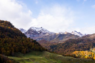 Somport, Pireneler, Fransa 'da Sonbahar